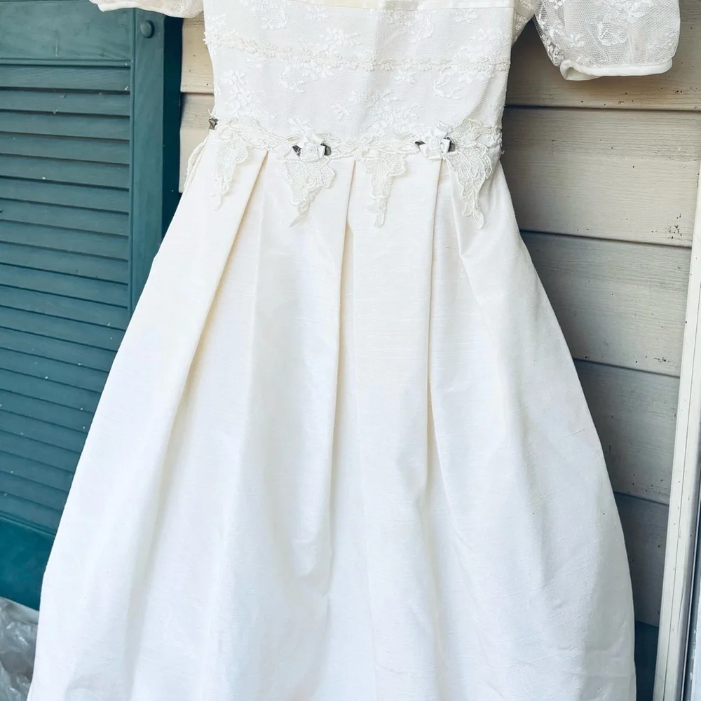 Vintage Bonnie Jean New York Girl's Wedding Flower Girl Bridesmaid Dress